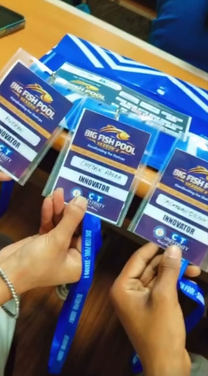 Innovator badges and lanyards from Big Fish Pool Season 4